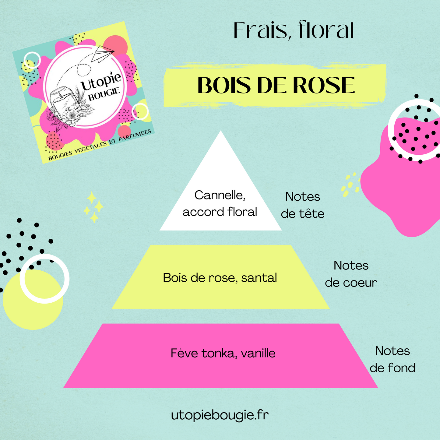 Tablette 'Bois de Rose'